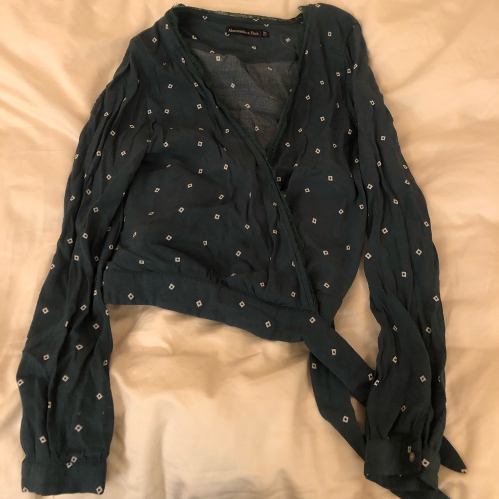 Abercrombie wrap shirt